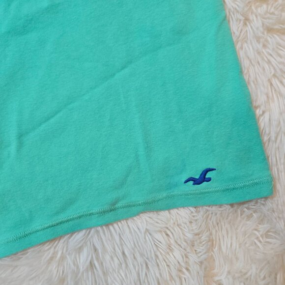 🌸Y2K Teal Blue  Vintage Hollister Lace Trim Cami Tank Top Size Small - Picture 4 of 6